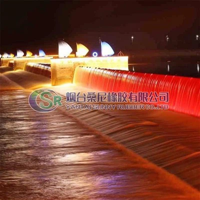 Lutte contre les inondations et amélioration du paysage urbain de la porte en caoutchouc en acier de Yangling dans la province du Shaanxi
