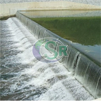 Porte de déversoir pneumatique/porte en caoutchouc en acier